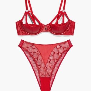 Caged X 2-Piece Set NWT by Savage X Fenty